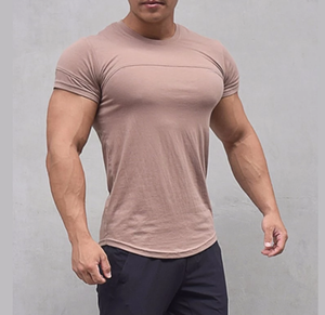 T-shirt de compression athlétique pour homme à manches courtes, coupe ajustée, pour entraînement, gym, course à pied, vêtements de sport, fournisseur 2026 - Product Image 6
