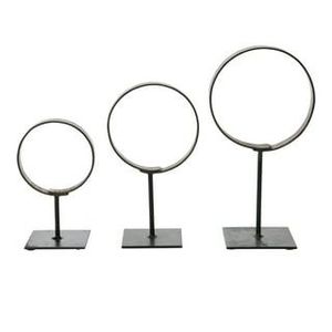 Wholesale Price Marble Ring Sculpture Gold Stand Decorative Accent For Luxury Home Office Decor - Product Image 5