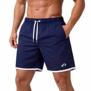 Shorts de bain à séchage rapide pour hommes, légers, respirants, en polyester, avec cordon de serrage à la taille, fabricant de marques privées - Product Image 1