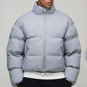 Wholesale Custom Polyester Puffer <b>Jacket</b> Lightweight Construction Factory Price for Retail Brands USA - Product Image 3