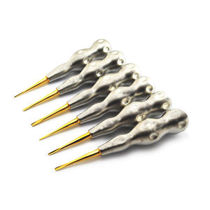 Precio Económico: 10 Elevadores Dentales Manuales de Acero Inoxidable Curvos para Extracción de Raíces, Fórceps para Extracción Dental, Instrumentos CE - Product Image 4