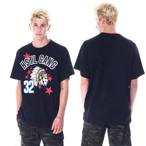 T-shirt pour hommes, logo personnalisé avec imprimé graphique, de luxe, 100% coton biologique, vente en gros - Product Image 1