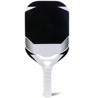 Nouvelle pagaie de pickleball 2026 en fibre de carbone 18K, 16 mm, thermoformée monobloc sans bordure, approuvée USAPA, pour entraînement, personnalisable, Raw Entertainment