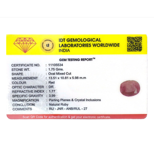 Natural Certified Indian Ruby 8.75 Ct Loose Oval Pear Pink Gemstone for Fine Jewelry - Product Image 4