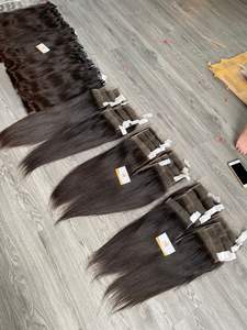 Extensiones de Cabello Remy Vietnamita Natural de 8-32 Pulgadas, Tejido de Cabello en Todos los Colores, 100 g, Venta al por Mayor, Encaje HD - Product Image 6