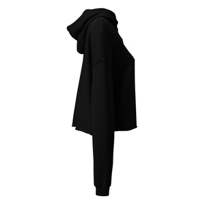 Fashion Womens Crop Hoodie Pullover Sweatshirt Blank Hooded <b>Top</b> Custom Logo OEM Wholesale Manufacturer - Product Image 5
