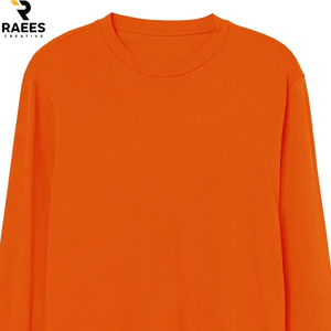 T-shirt décontracté à manches longues personnalisé pour hommes et femmes, 220g, mélange polyester/coton, anti-plis, séchage rapide et respirant - Product Image 6