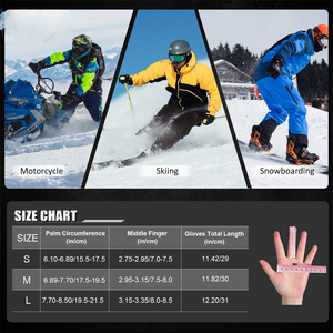 Guantes de Esquí Unisex Impermeables y Transpirables de Alta Calidad con Logotipo Personalizado, Color Sólido, Nueva Llegada de Temporada de Invierno, Venta al Por Mayor - Product Image 5