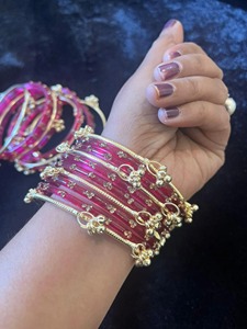 Ladies Fashion kashmiri <b>Bangles</b> <b>Set</b> Stylish <b>Bangles</b> Trendy Stackable <b>Bangles</b> Women Wrist Accessories Daily Wear Fashion Jewelry - Product Image 3