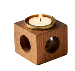 Best Selling Wooden <b>Tea</b> <b>Candle</b> Holder Perfect for Wedding Rustic Decor Piece and Party Decoration Customize Size Shape - Product Image 6