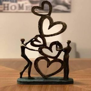 Sculpture moderne en aluminium coulé, conçue pour apporter un équilibre sculptural et une harmonie visuelle à la décoration intérieure - Product Image 6