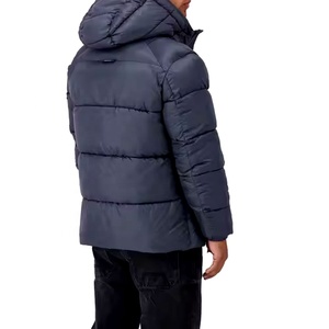 Best Selling Men's Puffer <b>Jackets</b> Custom Logo Unique Design Full Sleeves Hooded Made Durable Canvas Fulfilled Customer Demand - Product Image 2
