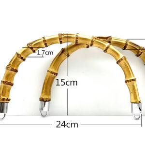 Asas de Resina Hechas a Mano para Bolsos, Asas de Moda para Bolsos de Noche con Cuentas Rojas, Producto en Oferta - Product Image 1