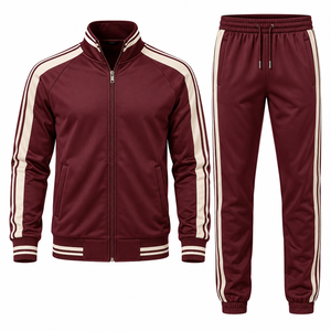 Survêtement streetwear de haute qualité avec logo brodé personnalisé, idéal pour l'entraînement physique, survêtement d'hiver - Product Image 5