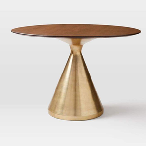 Bronze Iron Frame & <b>Clear</b> Tempered Glass <b>Table</b> With Brass Finished for Living Room Bed Room & Office - Product Image 5