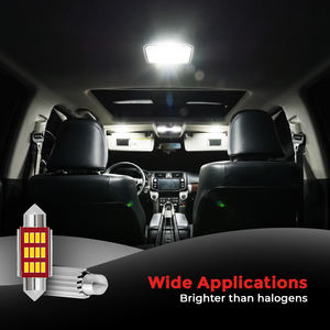 Roadpower (RP-ROOF10-G5) Lot de 10 lumières LED festoon de 36 mm pour l'intérieur et le toit de la voiture - Blanc froid 6000K, 15 g chacune - Product Image 2