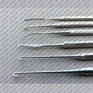 Best Selling 6 PCS Varady Phlebectomy Extractors Skin <b>Hooks</b> Set German Stainless Steel <b>Plastic</b> Surgery Reusable Instruments - Product Image 2