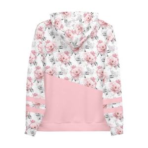 Custom Women's Oversized Drop Shoulder Hoodie Casual Women's Zip-up Sweat Set Hooded Sports <b>Top</b> Tracksuit Acid Wash <b>Fleece</b> - Product Image 6