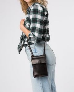 High Quality Minimalist Genuine Leather Mini Crossbody Chest Bag for Women With <b>Adjustable</b> <b>Strap</b> Custom Logo Wholesale - Product Image 1