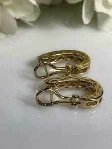 Joyería de Plata de Ley 925 con Diseño Abstracto Moderno de Moissanita, Estilo Minimalista de Lujo, Alto Pulido - Product Image 4