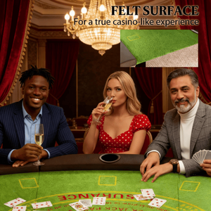 Tavolo da Poker Pieghevole Automatico di Forma Ovale in Legno e Acciaio Inossidabile per Intrattenimento e Uso Casinò - Product Image 5