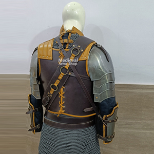 Armadura de Caballero Medieval Hecha a Mano de Alta Calidad, Traje Completo de Acero, Gambeson, Cota de Malla para Reenactment, Halloween - Product Image 4