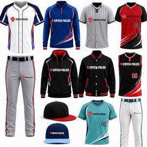 High Quality Reversible Breathable <b>Baseball</b>/Softball Uniform <b>Sets</b> Custom Team Name Number Quick Dry Training Kits Custom Colors - Product Image 6