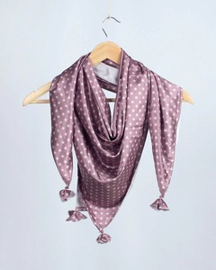 Custom Luxury Womens Printed Silk Scarf Soft Lightweight Square Headscarf OEM ODM Manufacturer Wholesale Supplier - Product Image 3