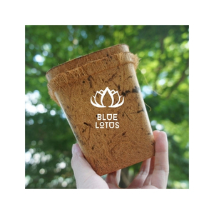 Matériaux supérieurs - Pot en fibre de coco - Contenant biodégradable pour la culture des semis et la rétention de l'humidité - Product Image 1