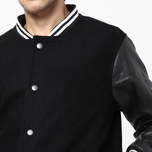 Veste universitaire pour homme à col montant, tendance et chaude pour l'hiver, personnalisable avec un design brodé, veste de haute qualité de style universitaire - Product Image 4