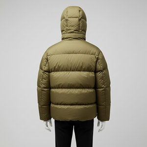 ARTISAN IMPEX Custom High Quality Black Face Breathable Casual Color Blocking Nylon Shell Cotton Filled <b>Men</b> <b>Summer</b> Puffer <b>Jacket</b> - Product Image 3