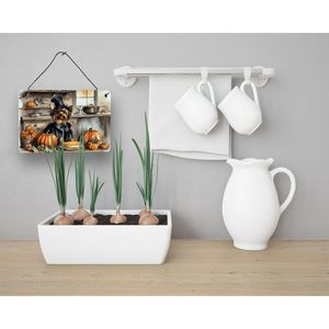 New Yorkie Fall Kitchen Wall Decals Pumpkins <b>Door</b> Hanging Prints Aluminum Metal <b>Sign</b> <b>for</b> Home Decor Multicolor 8HX12W <b>for</b> Bar - Product Image 3