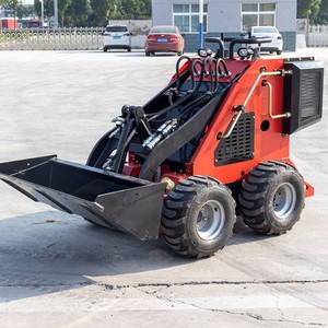 Ready to Ship Quality Sales New Mini Wheel Skid Steer Loader with 13.5HP Power rato Gas <b>Engine</b> TWO YEARS WARRANTY - Product Image 2