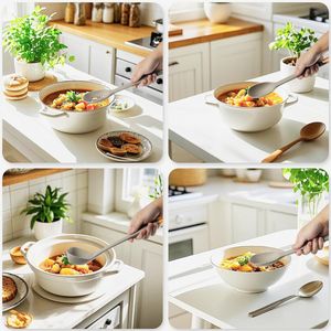 MOACC Set di Utensili da Cucina in Silicone Antiaderente Senza BPA, Resistenti al Calore, 13 Pollici, Accessori e Strumenti per Cucinare - Product Image 2