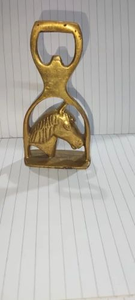 Decorative Horse Head Brass Bottle Opener Premium Bar <b>Accessory</b> for Restaurants Hotels and Home Entertainment - Product Image 2