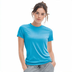 Camisetas Deportivas para Mujer, para Correr, Verano, Entrenamiento Atlético, Impresión por Transferencia, Secado Rápido, Ecológicas, 100% Poliéster - Product Image 6