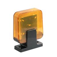 Luz de Advertencia Intermitente BISEN, 12~265V AC DC, Luz Estroboscópica LED de 4W para Sistema de Alarma de Seguridad, Barrera y Abridor de Puerta Automático