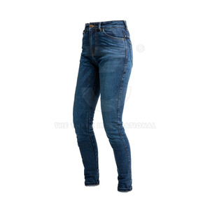 Pantalones Vaqueros para Mujer Hechos a Medida, Transpirables, Casuales, Cómodos para el Invierno, Uso Diario, Tela 100% Algodón de Alta Calidad, Producción OEM - Product Image 3