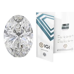 Diamante Cultivado en Laboratorio de 6.00 Quilates, Corte Ovalado, Color F, Claridad VVS/VS, Certificado IGI, Corte Brillante Excelente, Alta Calidad, Suelto - Product Image 6