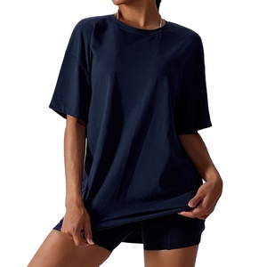 T-shirts vierges de haute qualité personnalisés avec logo sérigraphie 100% coton pour femmes - Product Image 1