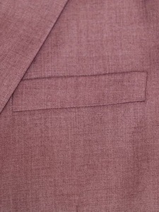 2026 Luxury Mens Dusty Pink Solid 2 Piece <b>Suit</b> Set Slim Fit Formal <b>Wedding</b> Prom Groom Business Blazer <b>Trousers</b> Chain Pin - Product Image 4