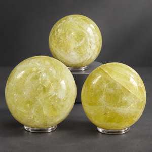 Esfera de Cuarzo Limón Pulido, Bola de Piedra Preciosa Amarilla para Decoración del Hogar, Meditación y Regalos al por Mayor - Product Image 1