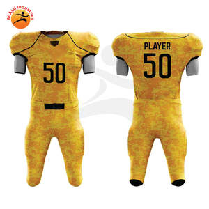 Conjuntos de Uniformes de Fútbol Americano de Buena Calidad para Jóvenes, Personalizados con Sublimación Completa, Proveedor B2B de Ropa Deportiva - Product Image 1