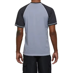 Rashguard pour hommes MMA à manches courtes en polyester et nylon respirant, écologique, à séchage rapide, de haute qualité et confortable - Product Image 6