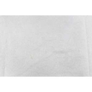 Tissu en dentelle teignable à motif floral pour broderie Chanderi blanc cassé, fil de 44 pouces de large par yard - Product Image 3