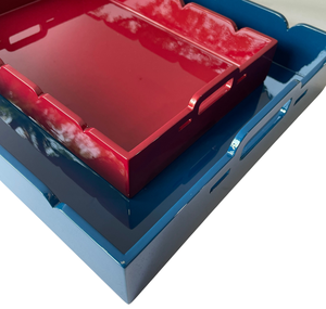 Plateau en laque Set de table en laque Plateaux décoratifs pour bijoux Articles en laque de luxe personnalisés Comptoir de table fait à la main vietnam - Product Image 6