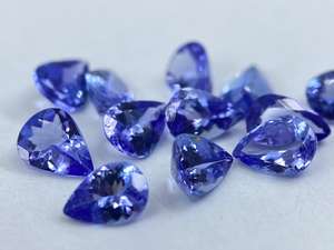 แทนซาไนต์แท้จากแทนซาเนีย รูปทรงลูกแพร์เจียระไน ขนาด 5x3 มม. 6x4 มม. 7x5 มม. สำหรับทำเครื่องประดับ - Product Image 3