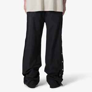 Pantalones Cargo de Nylon para Hombre, Estilo Urbano, con Botones Laterales, Anchos, Holgados, Tácticos, Deportivos, OEM ODM - Product Image 3