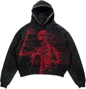 Custom Print Acid Wash Hoodies Personalized Vintage Streetwear Pullover with Business Logo High End Quality Cotton Fleece - Product Image 4