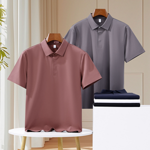 Camisas Polo Premium para Hombre Ejecutivo, Logotipo Personalizado, Algodón y Spandex, Frescas, Casuales de Negocios, Transpirables, Ropa Masculina de Alta Calidad - Product Image 6